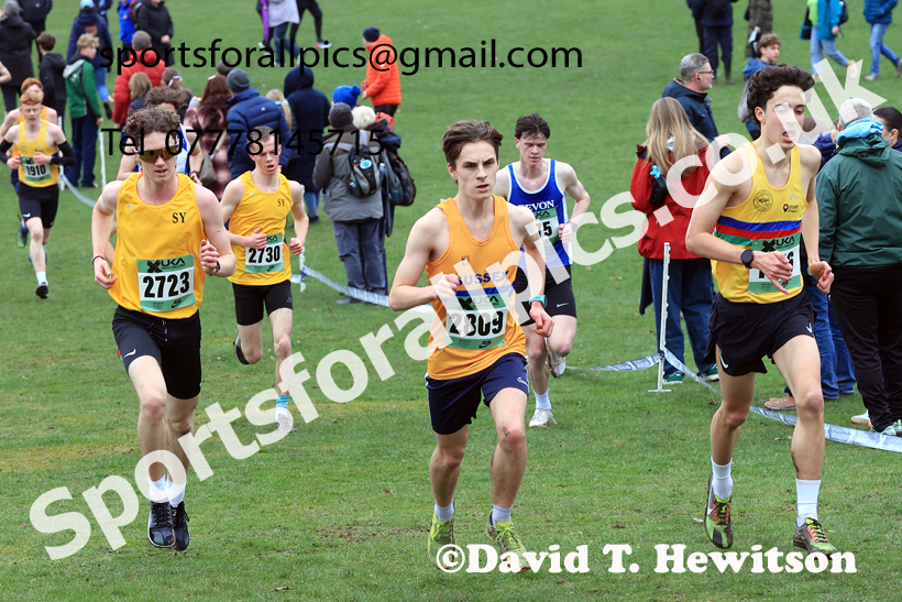 Mens Under-20s 2026 UK CAU Inter Counties Cross Country, Wollaton Park, Nottingham. Photo: David T. Hewitson/Sports for All Pics